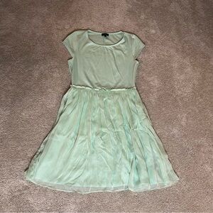The Limited Mint Green Short Sleeve Ballerina Dress